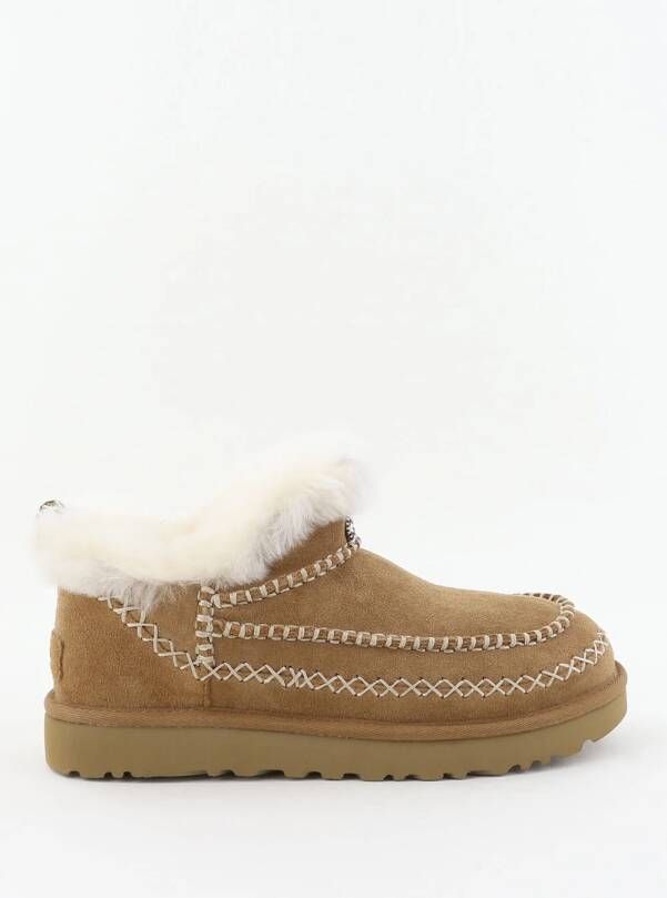 UGG enkellaarsjes Classic Ultra Mini Alpine chesnut