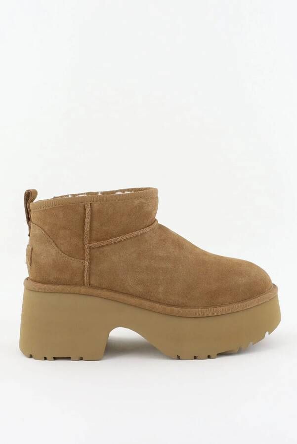 UGG enkellaarsjes Classic Ultra Mini New Heights 1158311 chesnut