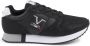 19v69 Italia Zwarte Synthetisch Leren Sneaker Black Heren - Thumbnail 2