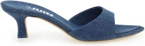 3Juin Blauw Stijlvol Model Blue Dames