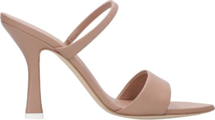 3Juin Heeled Mules Beige Dames