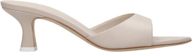 3Juin Heeled Mules Beige Dames