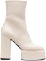 3Juin Lara Booties in Melkleer White Dames - Thumbnail 1