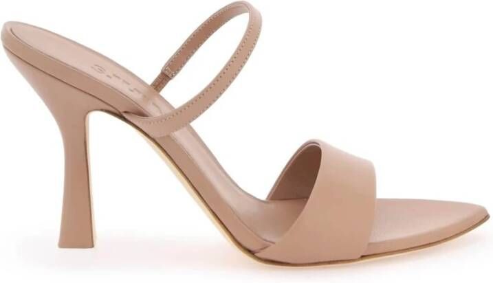 3Juin Leda Leren Sandalen Vrouwen Beige Dames