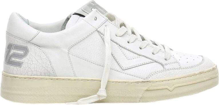 4B12 Lage Sneakers White Heren