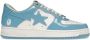 A Bathing APE Blauwe Bapesta Klassieke Sneaker Release Blue Heren - Thumbnail 1