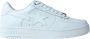 A Bathing APE Panel Leren Sneakers met Logo Motief White Heren - Thumbnail 1