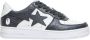 A Bathing APE Sneakers van contrastleer met logopatch Black Heren - Thumbnail 1