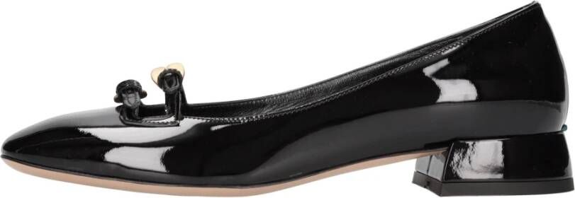 A. Bocca Platte schoenen Zwart Black Dames