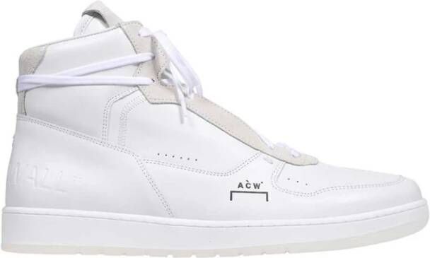 A-Cold-Wall Hoge Leren Sneakers White Heren