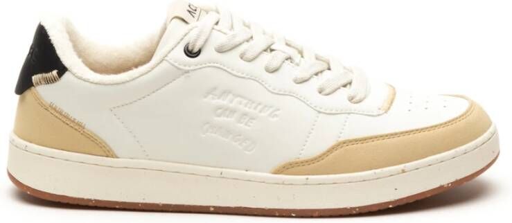 Acbc Witte Retro Sneakers White Heren