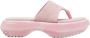 Acne Studios Blush Pink Leren Flip Flops Pink Dames - Thumbnail 1