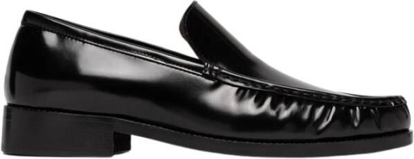 Acne Studios Italiaanse Patentleren Loafers Black Heren