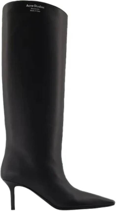 Acne Studios Leather boots Black Dames