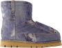 Acne Studios Leather boots Blue Dames - Thumbnail 1