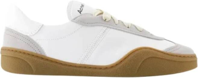 Acne Studios Leather sneakers White Heren