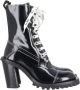 Acne Studios Pre-owned Leather boots Black Dames - Thumbnail 1