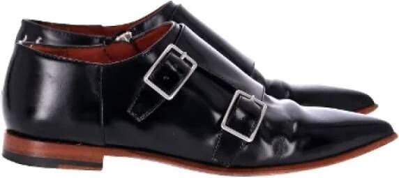 Acne Studios Pre-owned Leather flats Black Dames