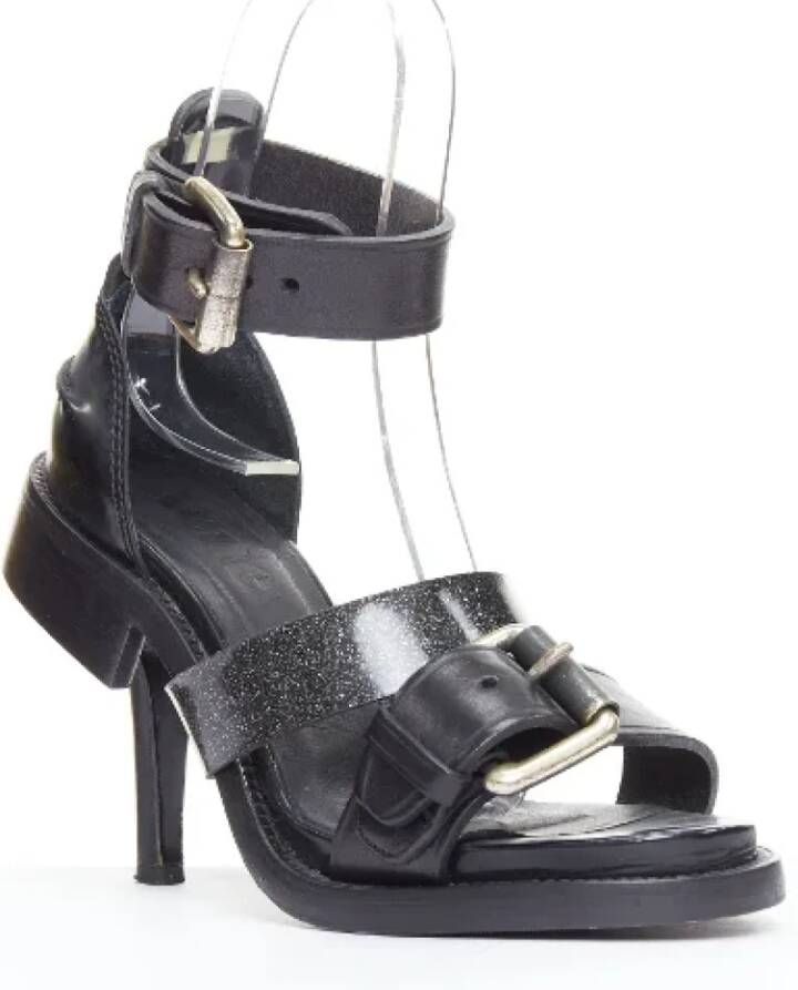 Acne Studios Pre-owned Leather sandals Black Dames