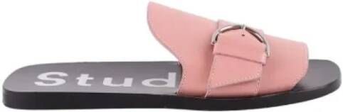 Acne Studios Pre-owned Leather sandals Pink Dames