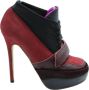Acne Studios Pre-owned Suede boots Red Dames - Thumbnail 1