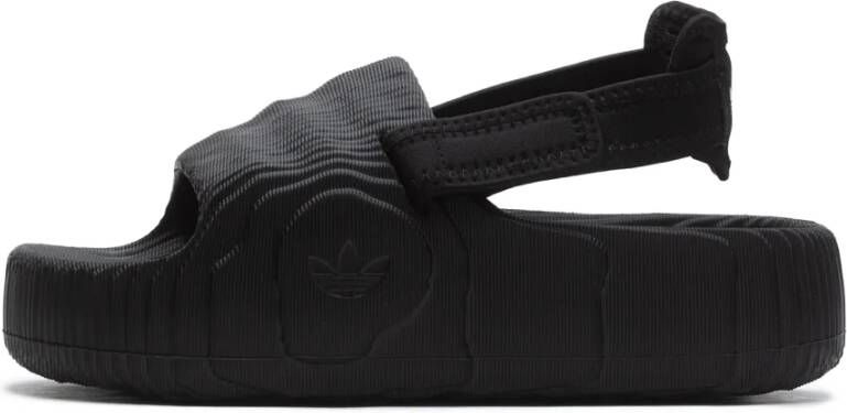 Adidas Originals Slip-On Sandalen met Verstelbare Band Black Dames