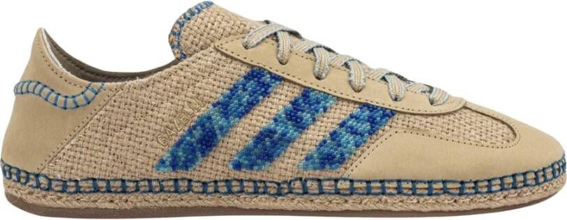 Adidas Beperkte Editie Clot Linnen Khaki Sneakers Beige Heren