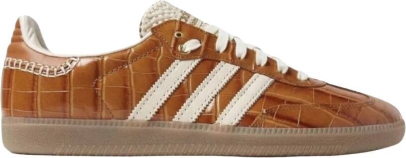 Adidas Beperkte Oplage Bruine Croc Sneakers Brown Heren