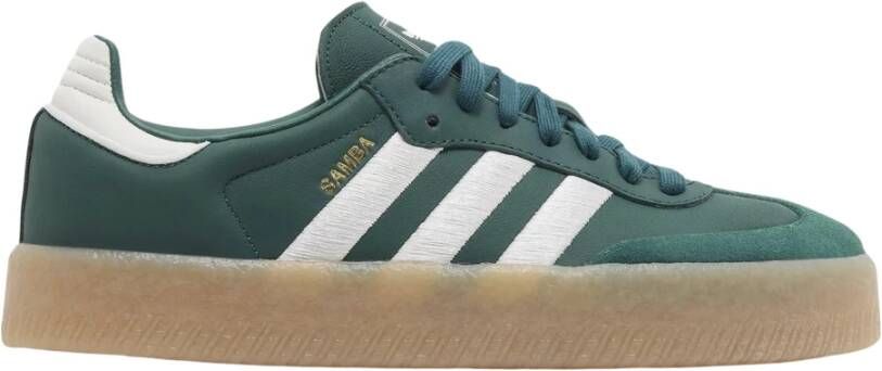 Adidas Beperkte Oplage Groene Kauwgom Sambae Sneaker Green Unisex