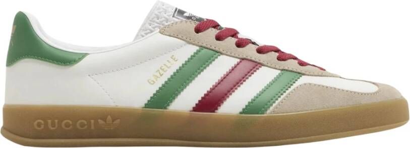 Adidas Beperkte Oplage Wit Groen Rood Gazelle Sneakers White Heren