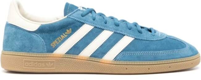 Adidas Blauwe Sneakers Almond Toe 3-Stripes Blue Heren