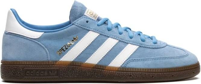 Adidas Blauwe Suède Lage Sneakers Blue Heren