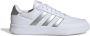 Adidas Breaknet 2.0 dames sneakers wit zilver Uitneembare zool - Thumbnail 2