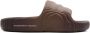 Adidas Bruin Schaduw Zwart Slide Sandalen Brown Dames - Thumbnail 1