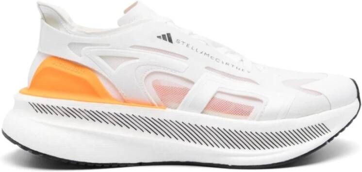 Adidas by stella mccartney Witte Mesh Sneakers Banddetailing White Dames