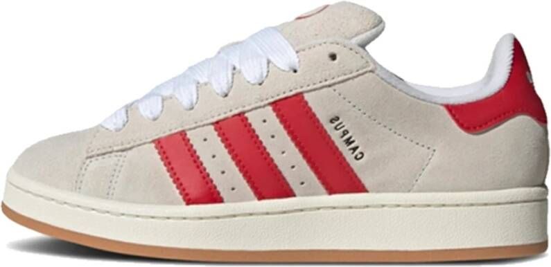 Adidas Campus 00s Crystal White Better Scarlet Sneaker Beige Dames