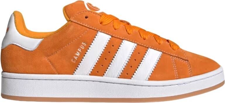 Adidas Campus Leren Sneaker Orange Heren