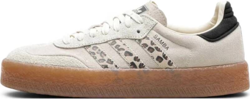 Adidas Cream Leopard Sneaker Beige Dames