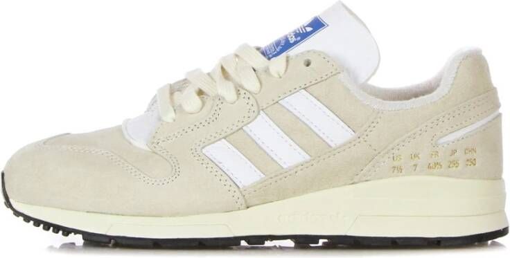 Adidas Crème Witte Lage Sneaker met 3 Strepen Beige Heren