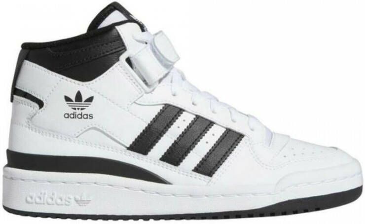 Adidas Originals Forum Mid J Sneaker Basketball Schoenen ftwr white core black ftwr white maat: 38 2 3 beschikbare maaten:36 2 3 36 37 1 3 38 2 - Foto 2