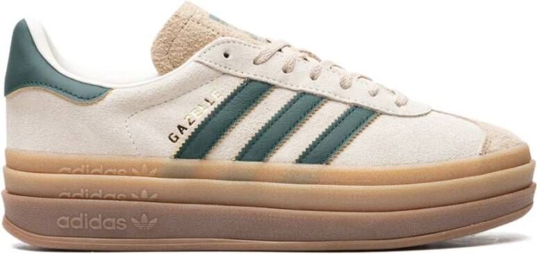 Adidas Gazelle Bold Cream Green Beige Sneakers Beige Dames