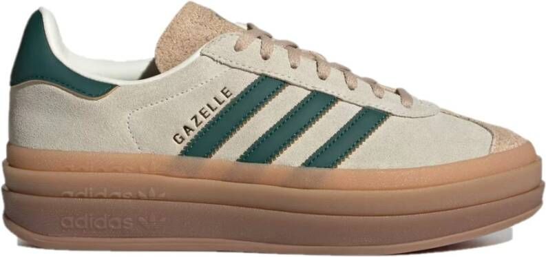 Adidas Gazelle Bold Cream Green Beige Sneakers Beige Heren