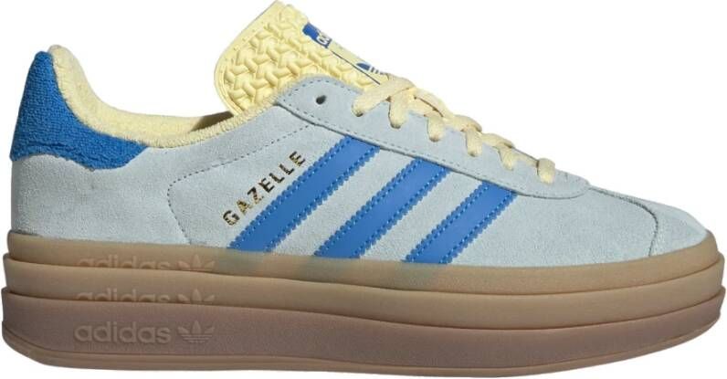 Adidas Gazelle Bold Sneakers Blauw Geel Multicolor Dames