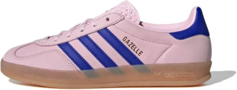 Adidas Gazelle Indoor Clear Pink Bright Blue Pink Heren