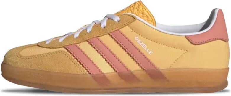 Adidas Gestructureerde Gazelle Indoor Sneakers Orange