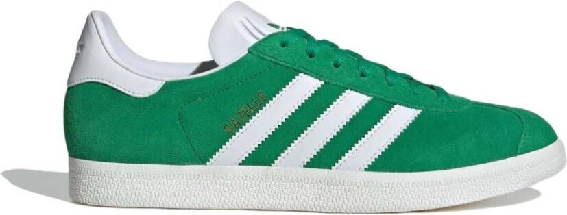 Adidas Originals Gazelle Green Cloud White Core White- Green Cloud White Core White