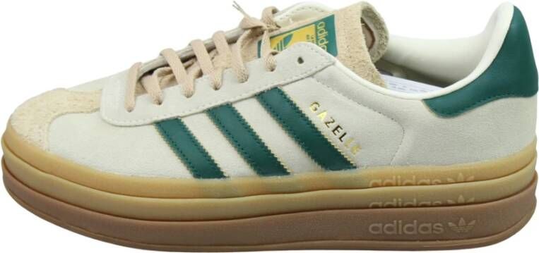 Adidas Gedurfd Crème Collegiate Groene Sneakers Beige Dames