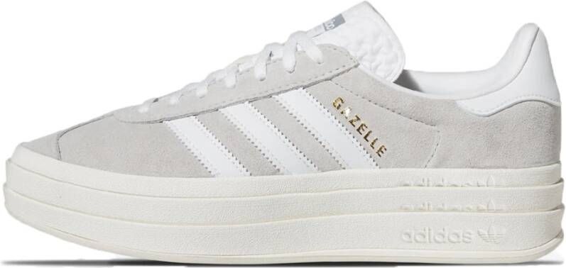 Adidas Gewaagde Grijze Witte Sneaker Gray Dames