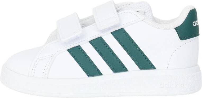 Adidas Grand Court Lifestyle Hook And Loop Sneakers Wit Unisex