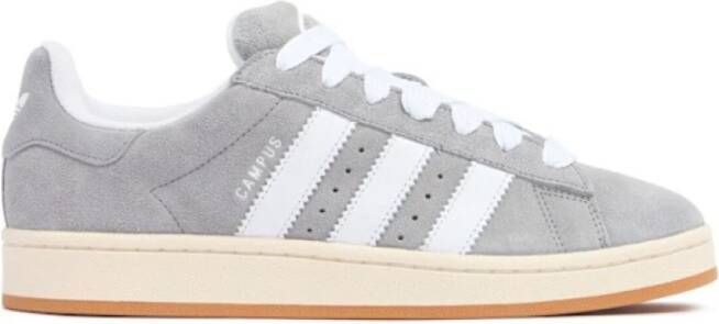 Adidas Grijze Campus Sneakers met 3-Stripes Detail Gray Heren